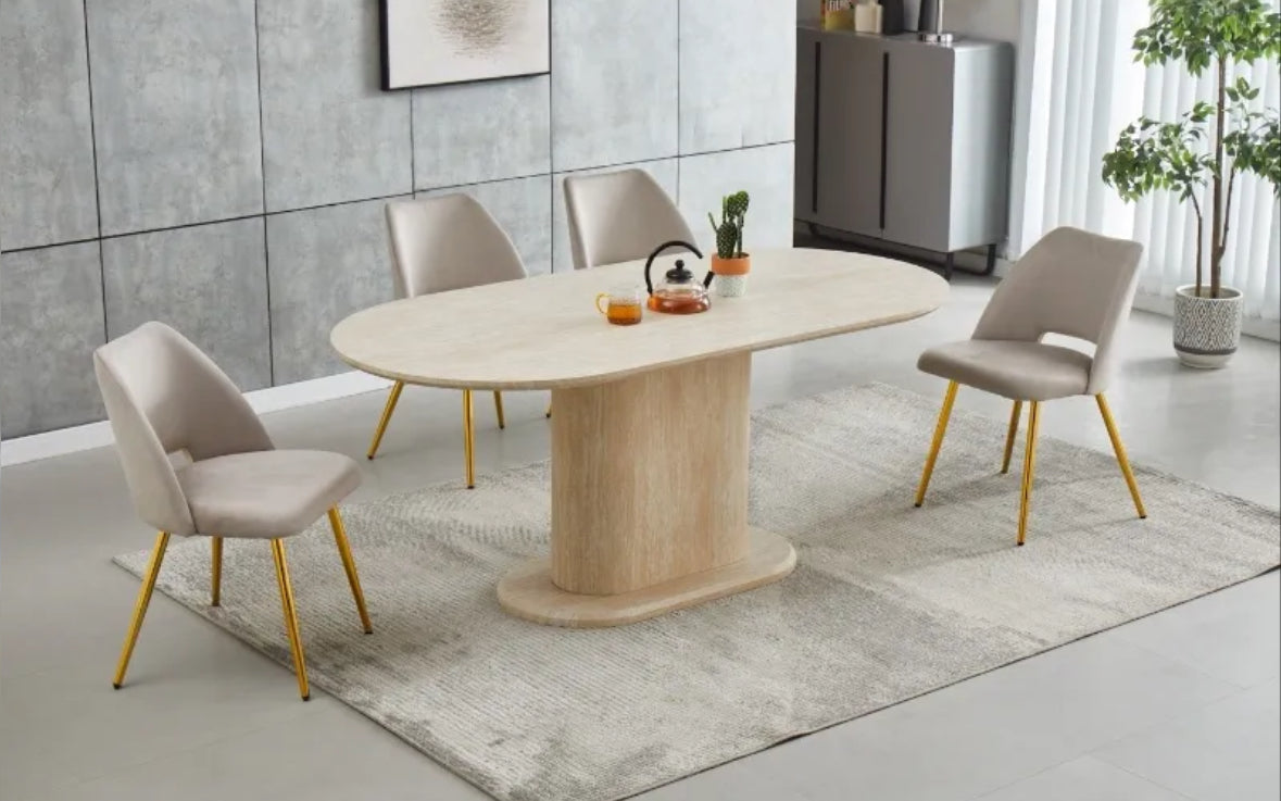 Table à manger Travertin