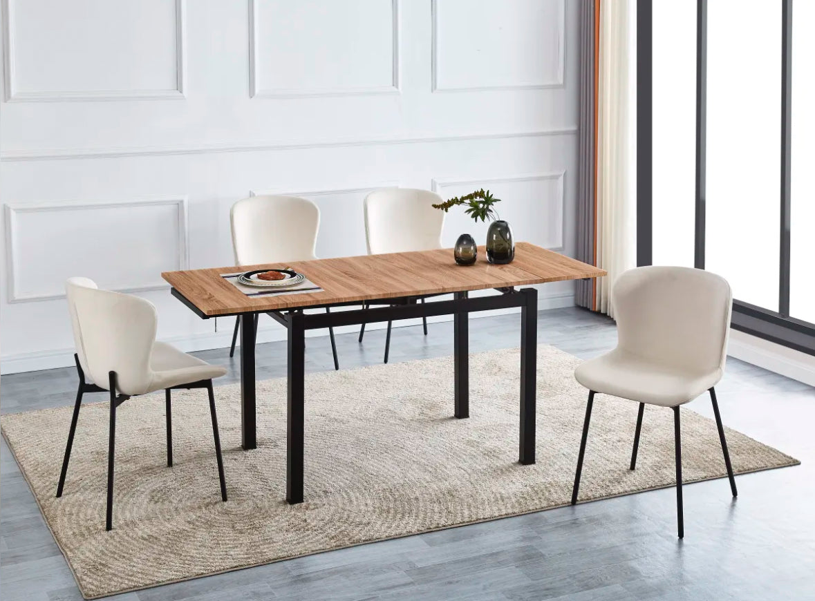 TABLE EXTENSIBLE A RALLONGE BORA CHENE GRIFFEE