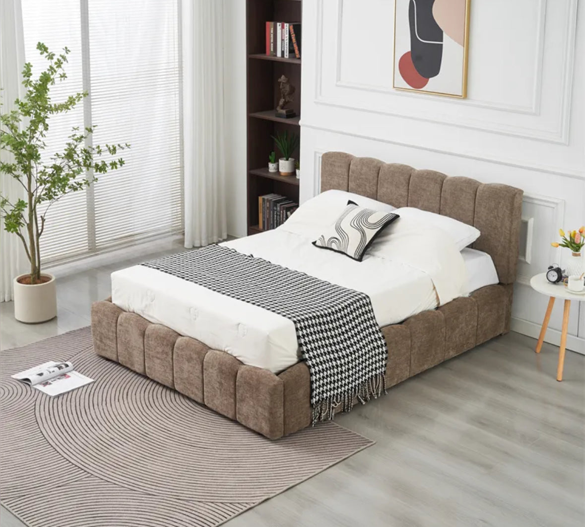 Lit coffre Moon Chenille