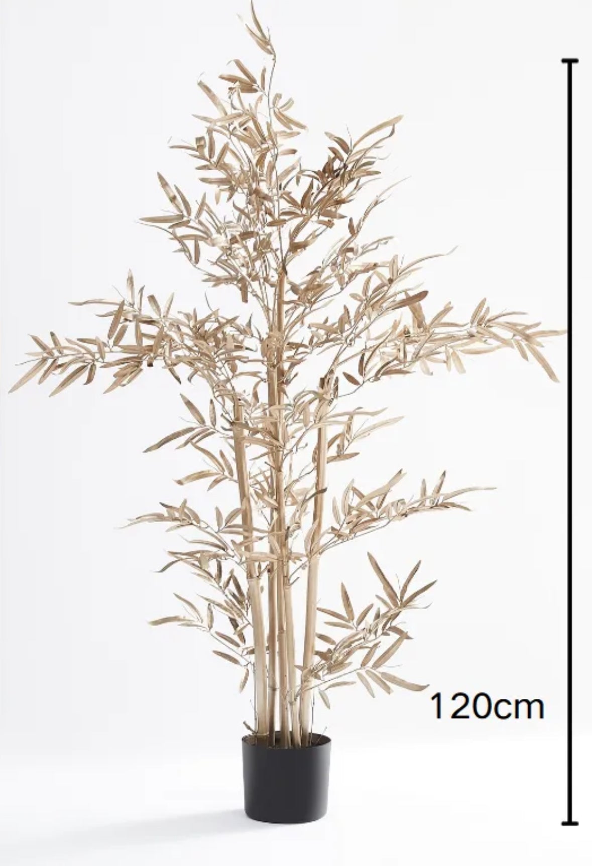 PLANTE ARTIFICIELLE BAMBOU DORE