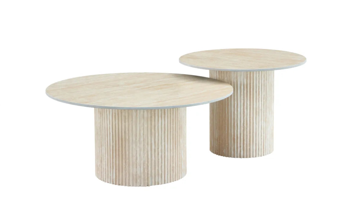 Table basse GIGOGNE Tavertin