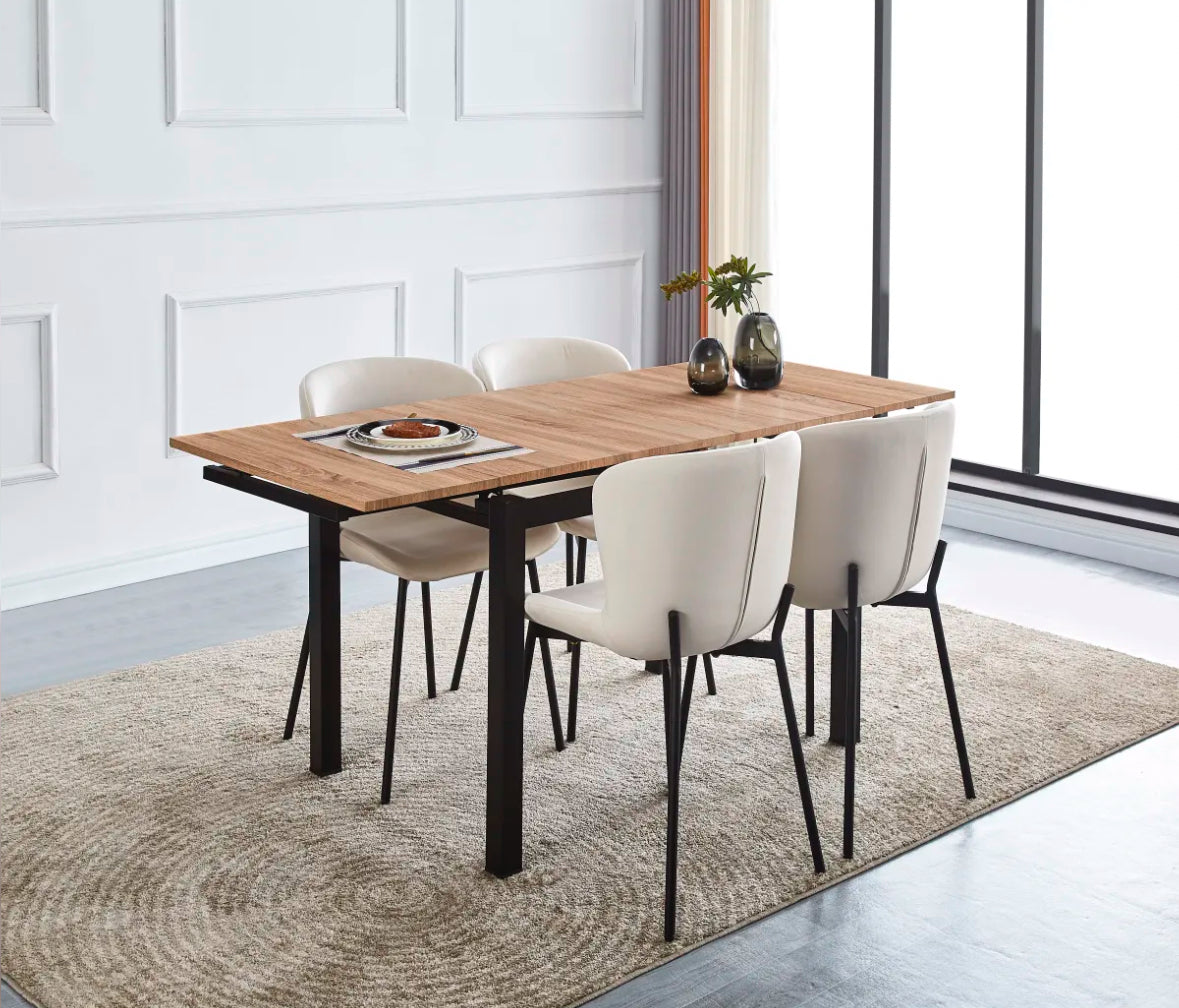 TABLE EXTENSIBLE A RALLONGE BORA CHENE GRIFFEE
