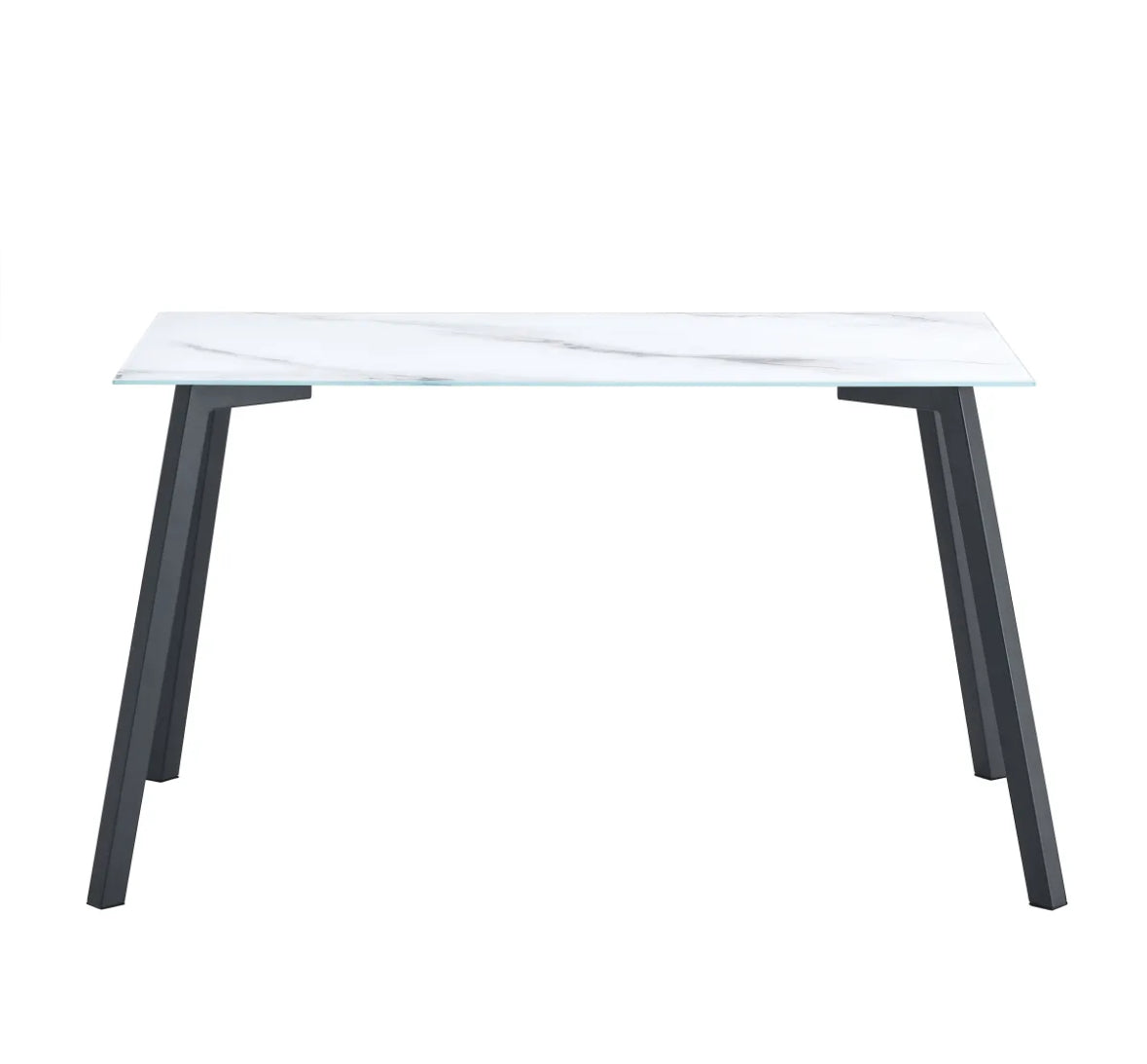 TABLE REPAS MIRAGE MARBRE BLANC