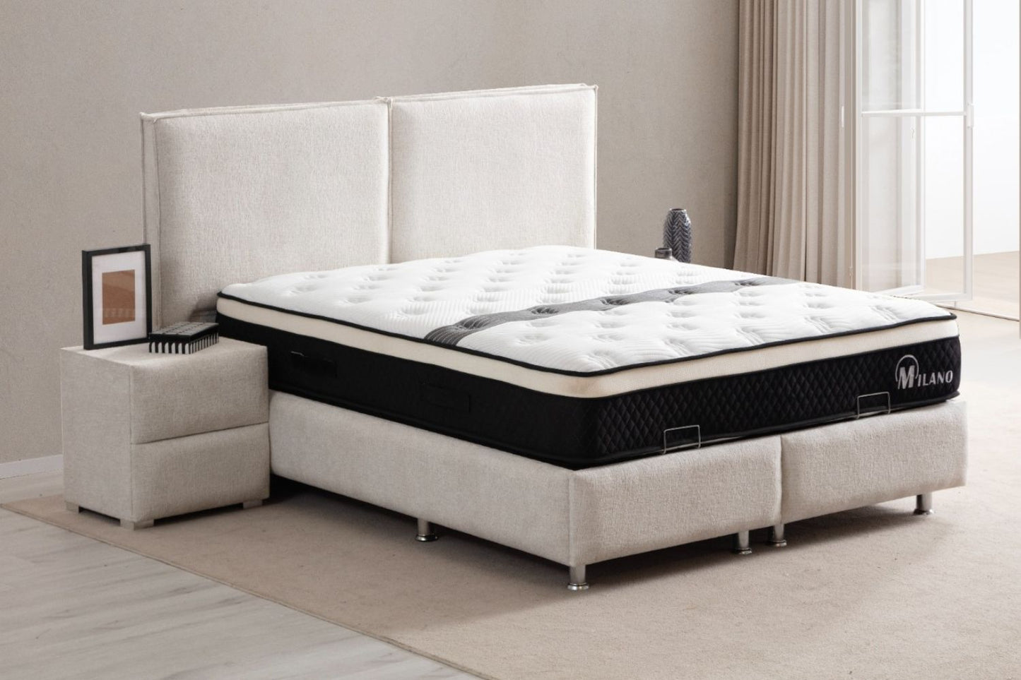 Lit coffre Maya Chenille
